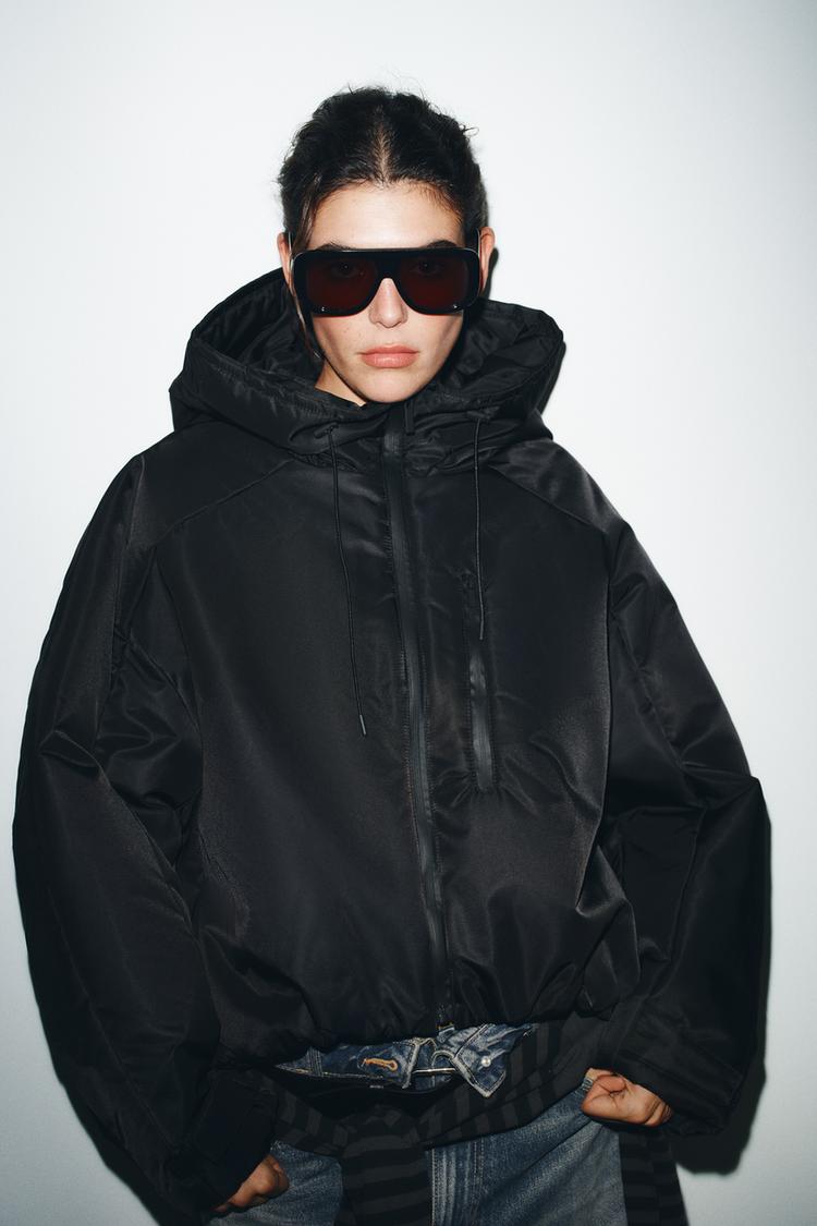 Chaqueta Acolchada Capucha Water Repellent Windproof