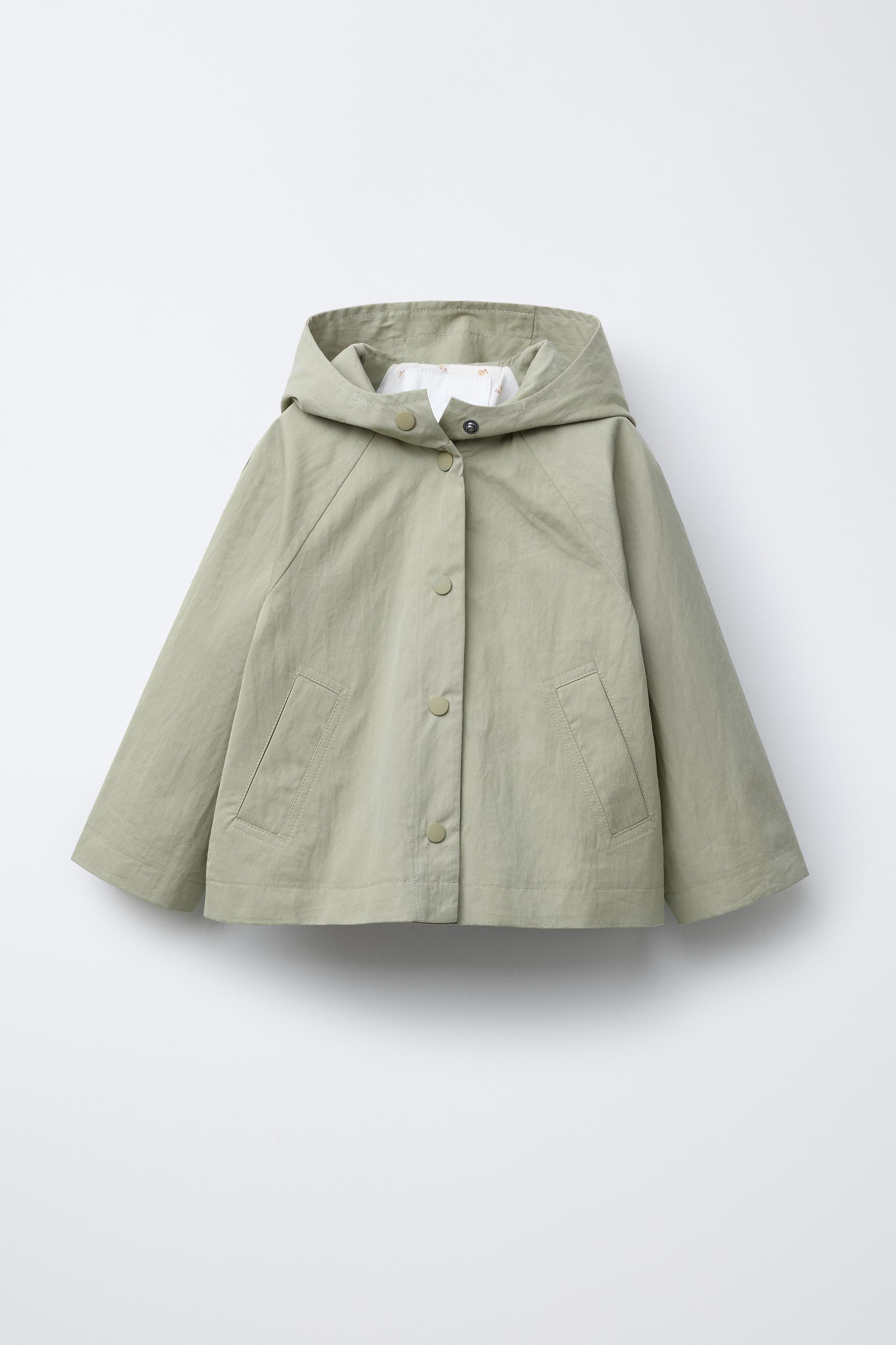 Zara FLORAL LINED PARKA INTERNATIONAL SHIPPING