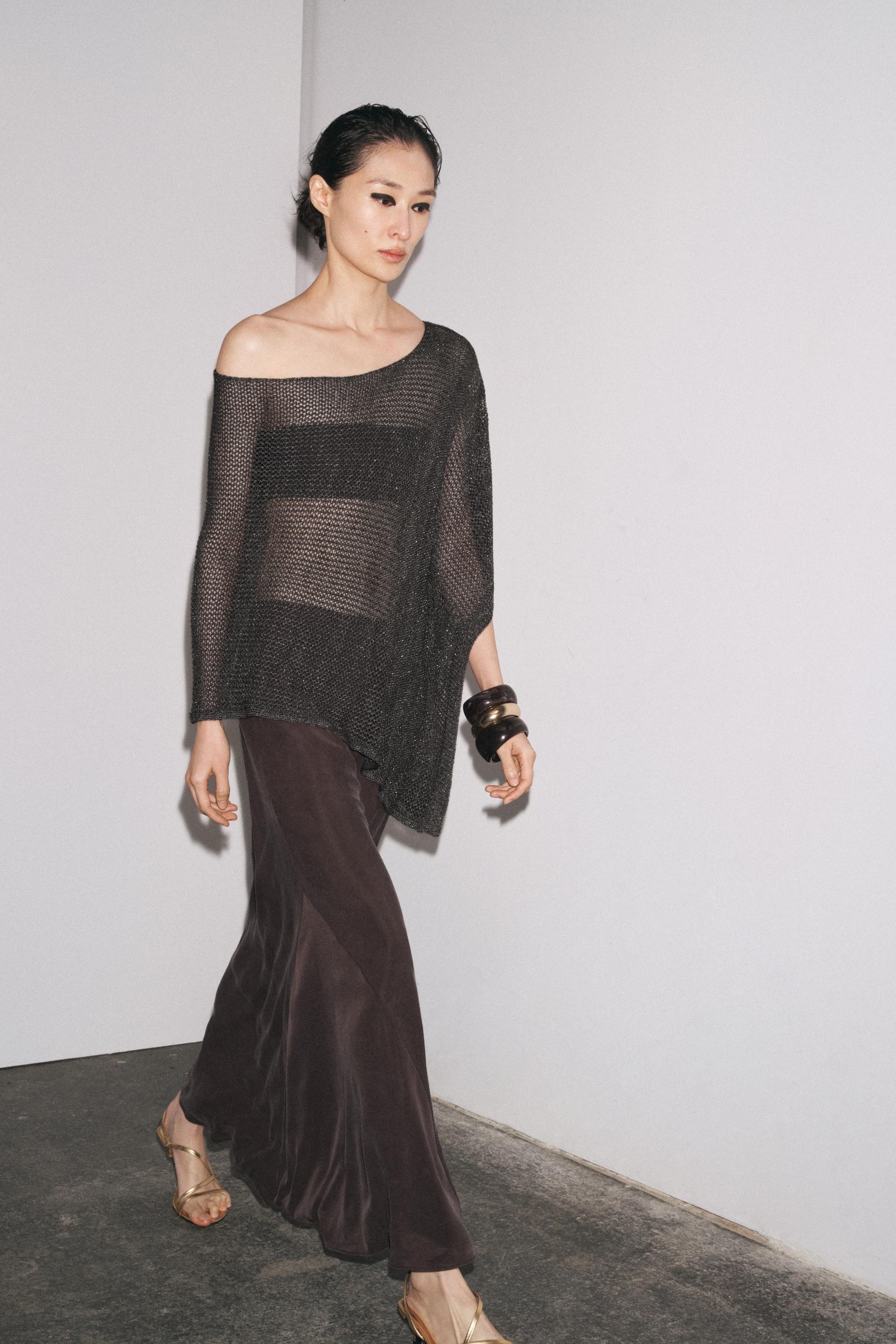 Zara ZW COLLECTION LONG SKIRT INTERNATIONAL SHIPPING