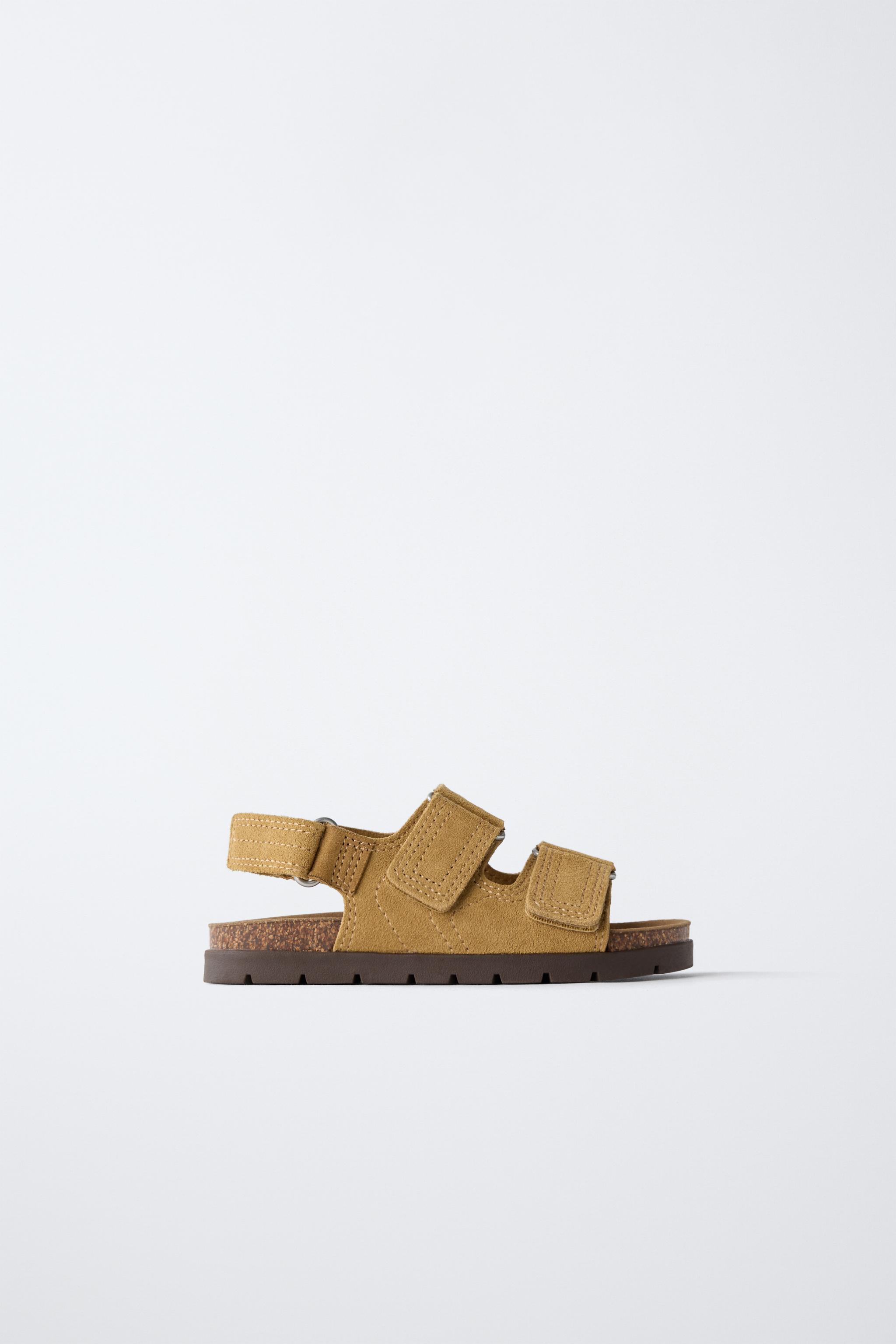 Zara LEATHER SANDALS INTERNATIONAL SHIPPING