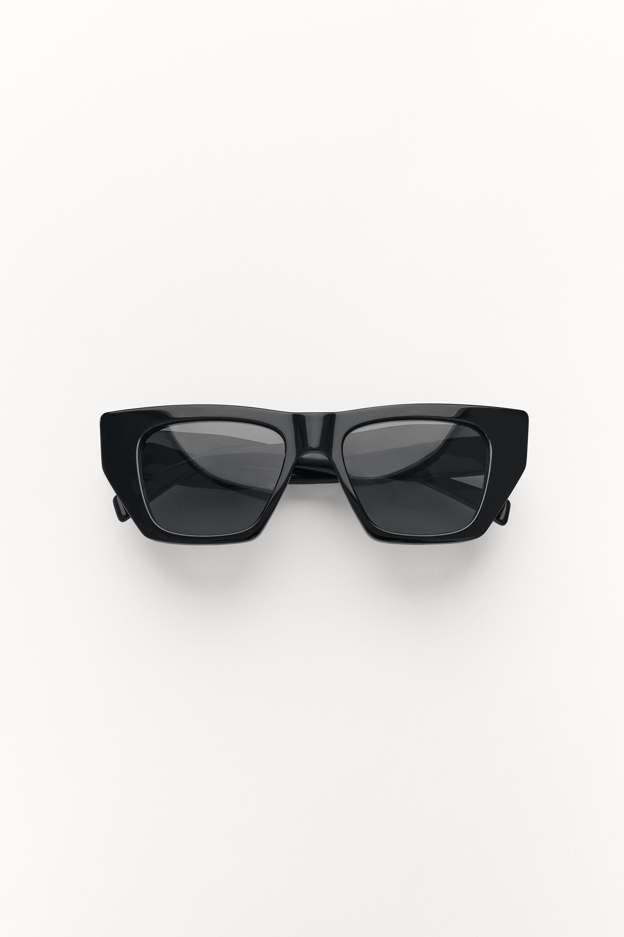 Zara ACETATE CAT EYE SUNGLASSES INTERNATIONAL SHIPPING