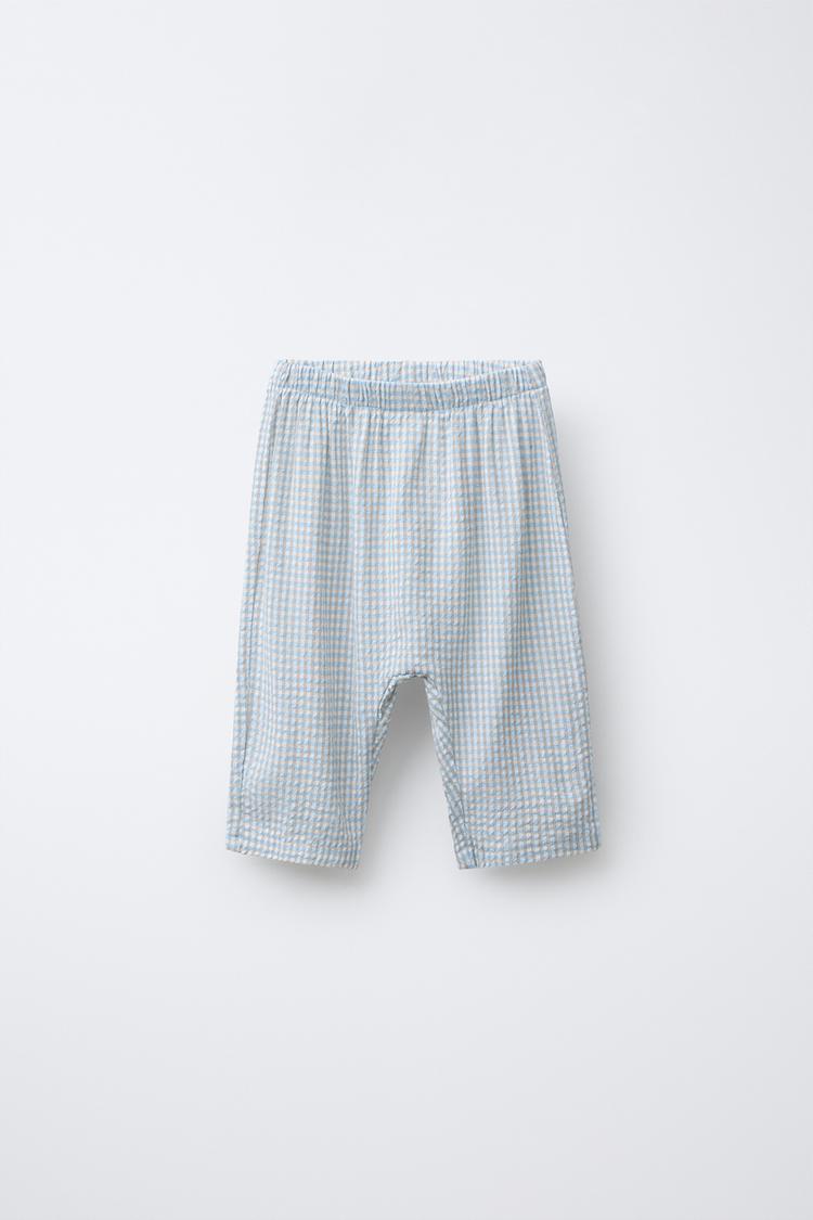 Pantalón Textura Cuadros