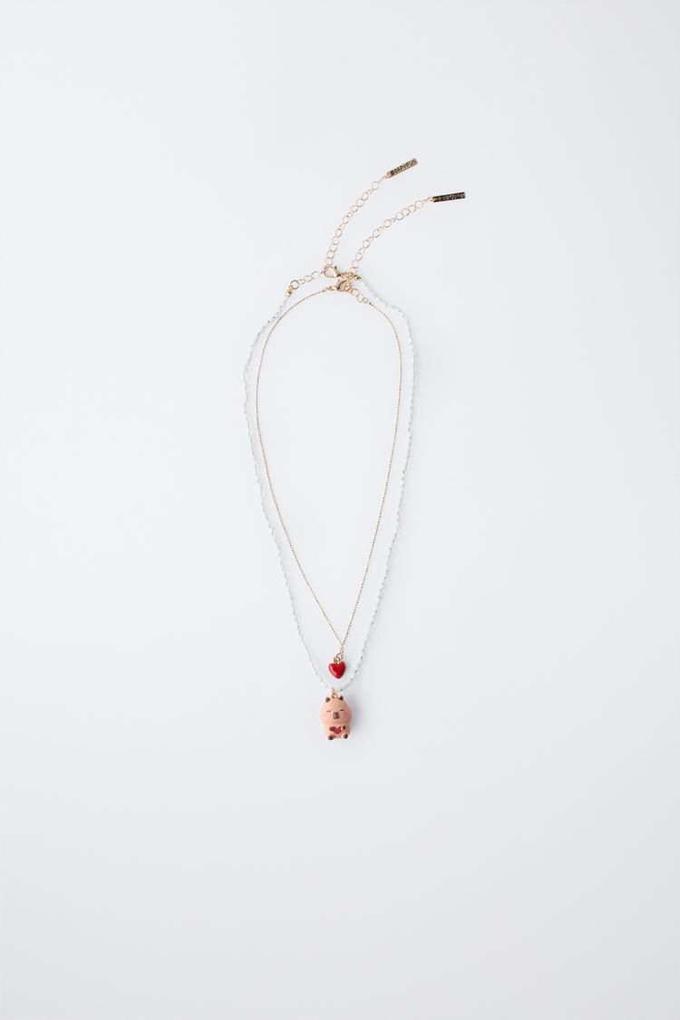 Pack Dos Collares Abalorios Capibara Capyfun ©