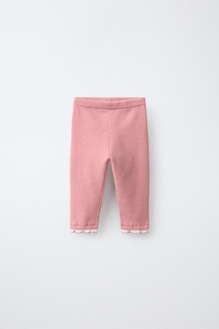 Legging Punto Volantes
