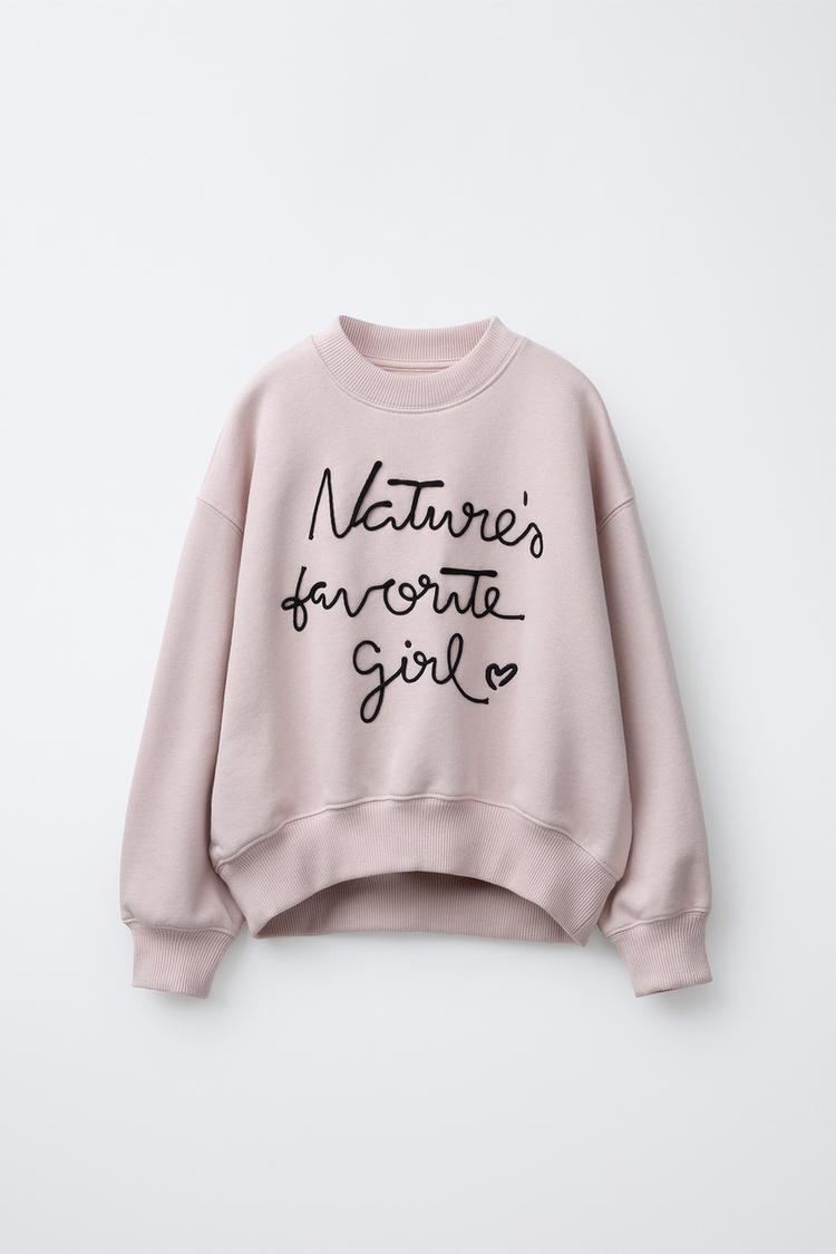 Sudadera Bordado Texto