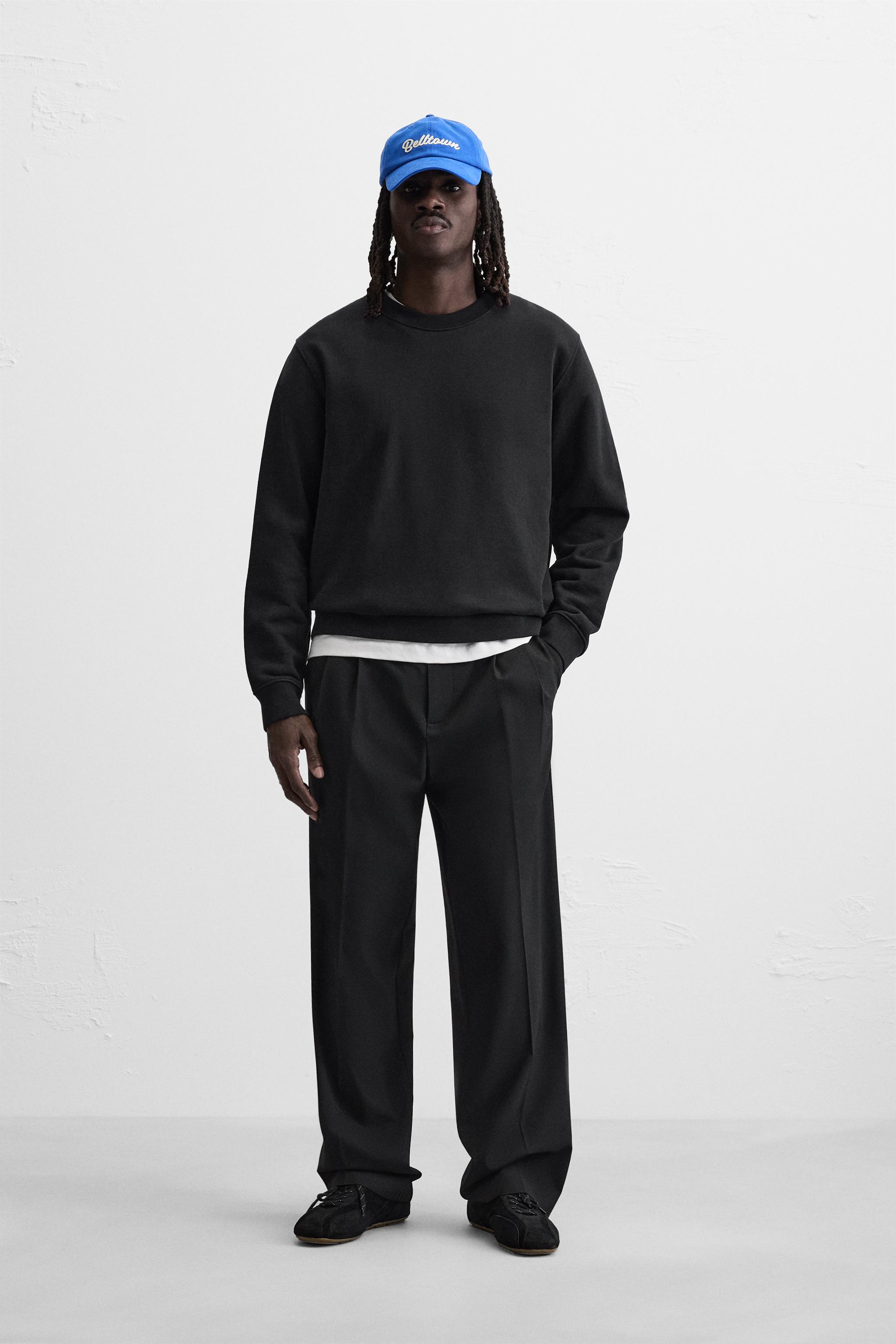 Zara PLEATED WIDE FIT PANTS INTERNATIONAL SHIPPING