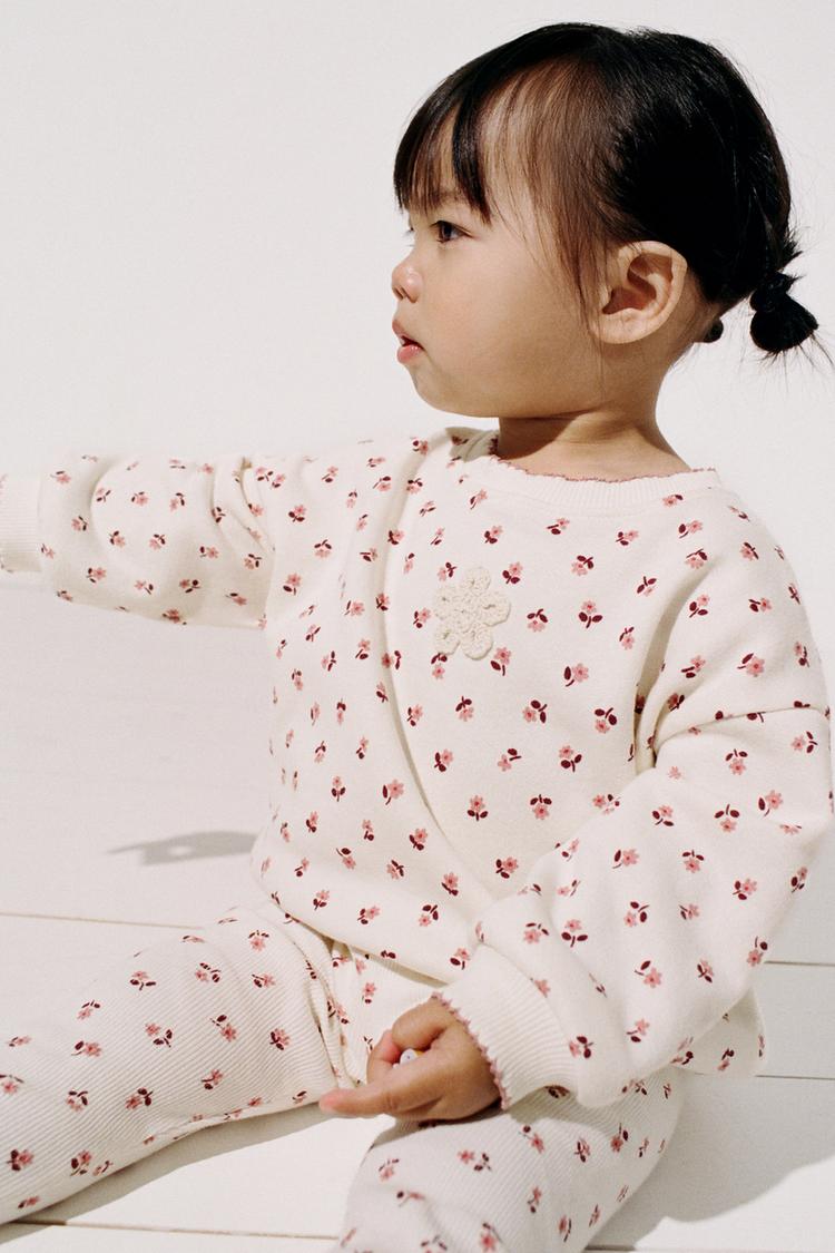 Sudadera Estampado Flores