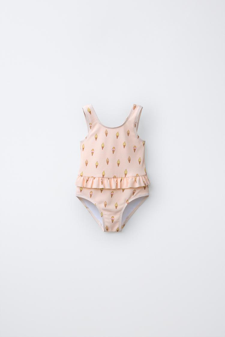 1-6 Años/ Bañador Estampado Helados