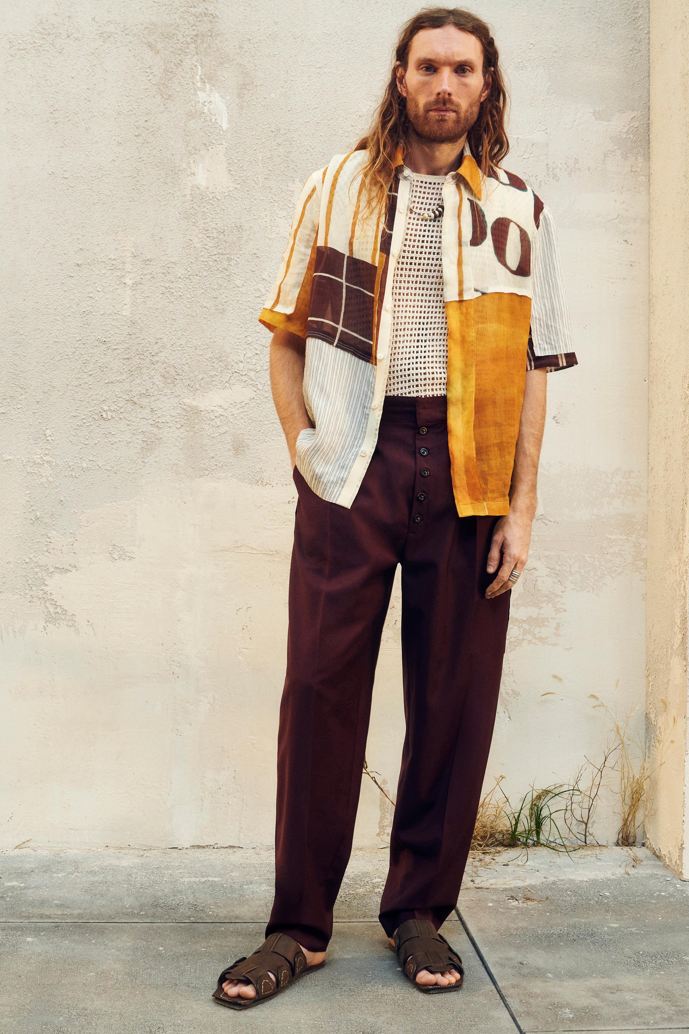 Zara LIMITED EDITION PLEATED WOOL PANTS INTERNATIONAL SHIPPING