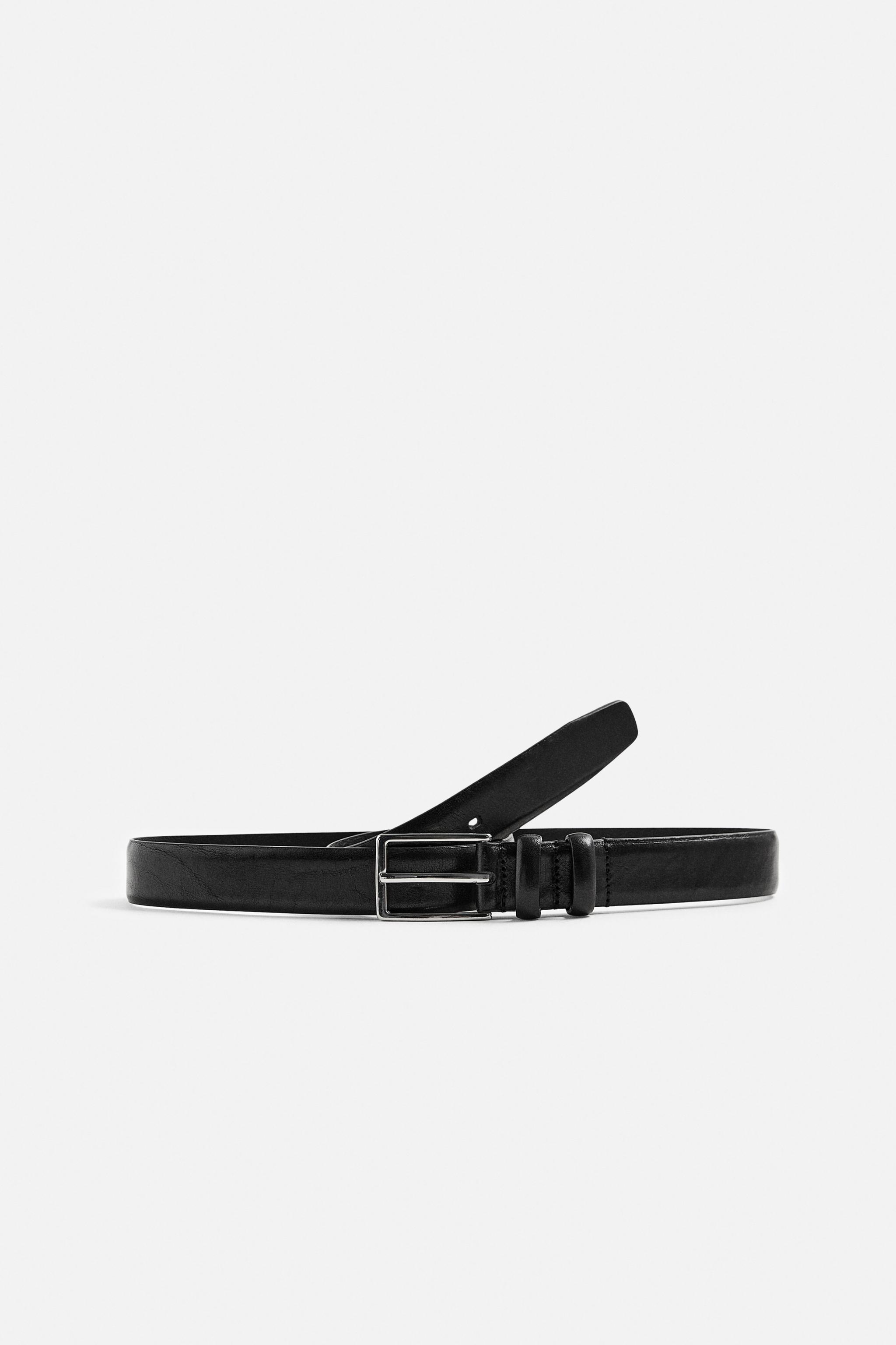 Zara LEATHER DRESS BELT INTERNATIONAL SHIPPING