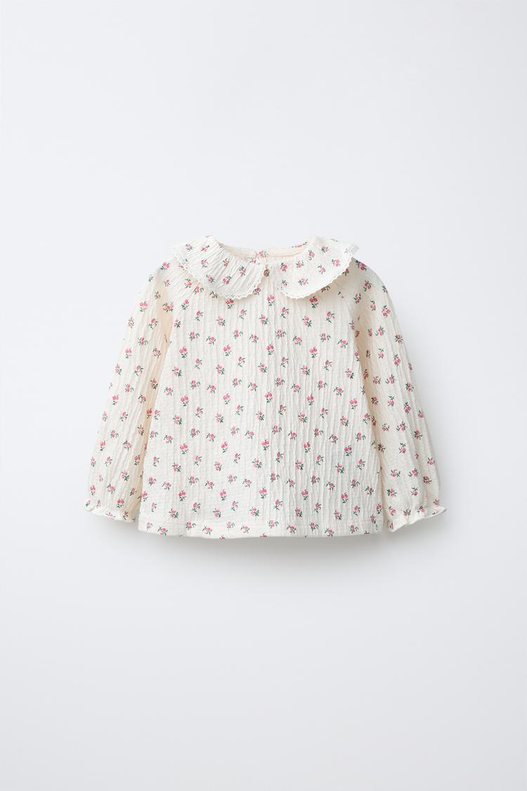 Camiseta Flores Textura