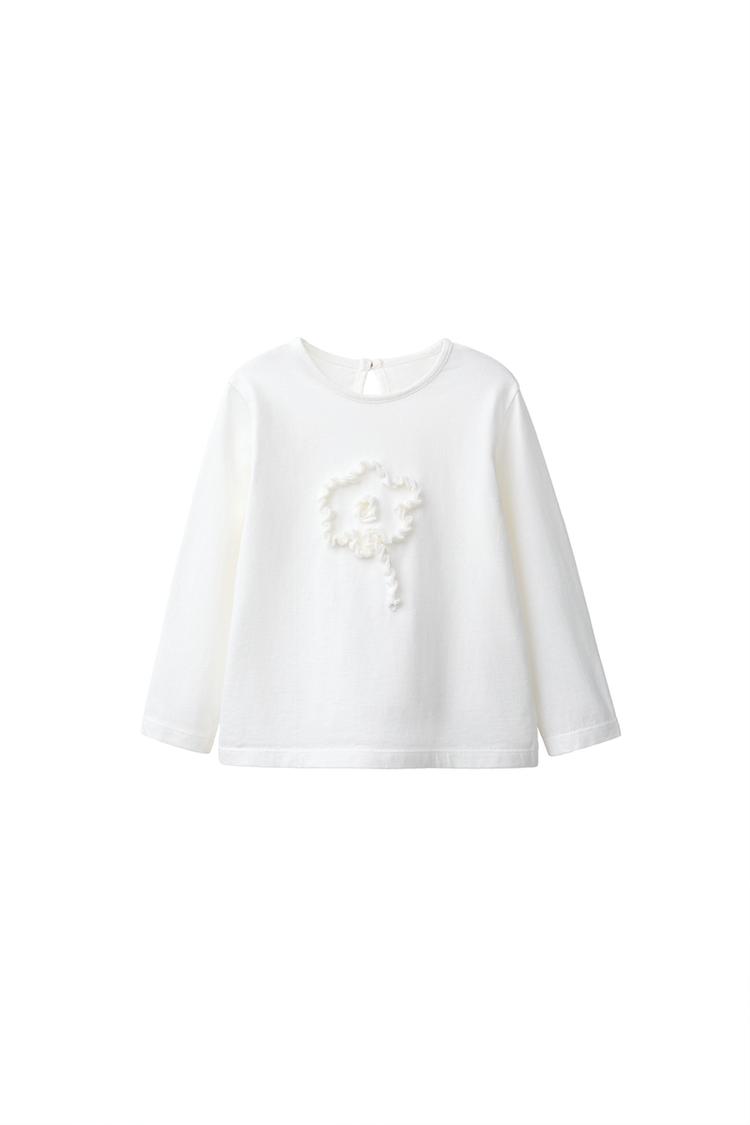 Camiseta Aplique Flor