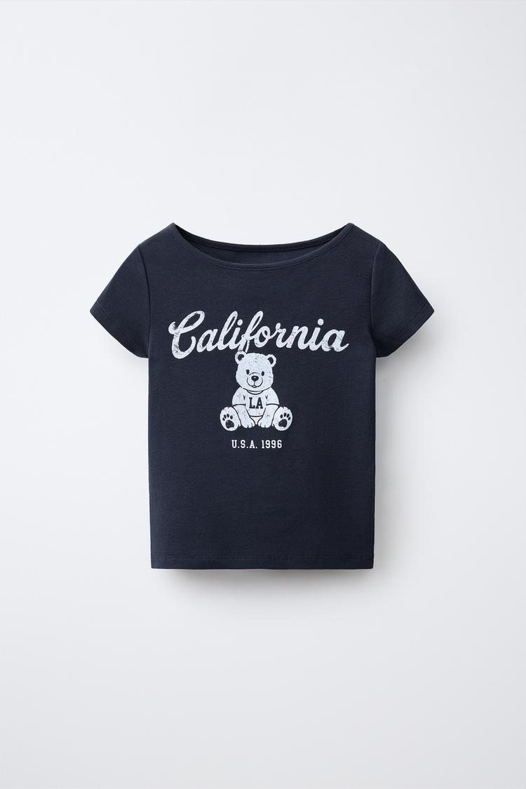 Camiseta Estampado Oso
