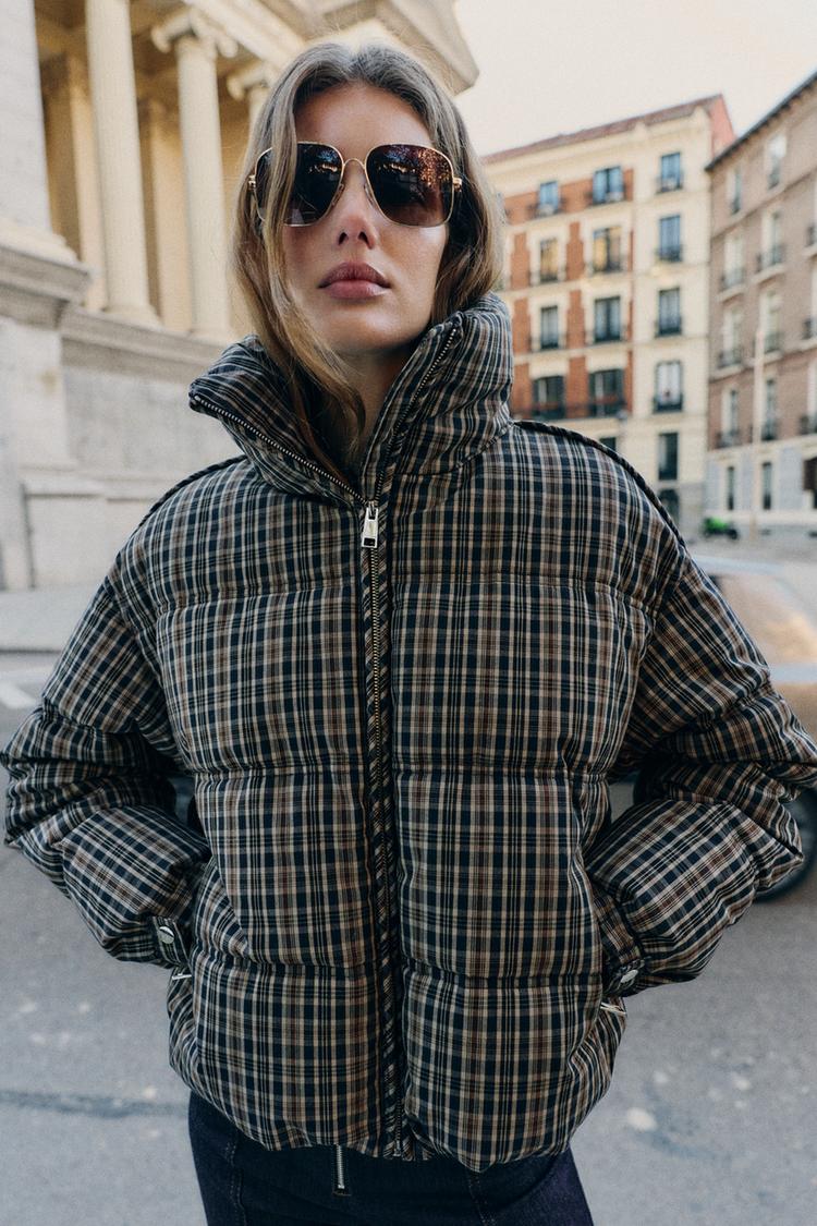 Anorak Acolchado Cuadros