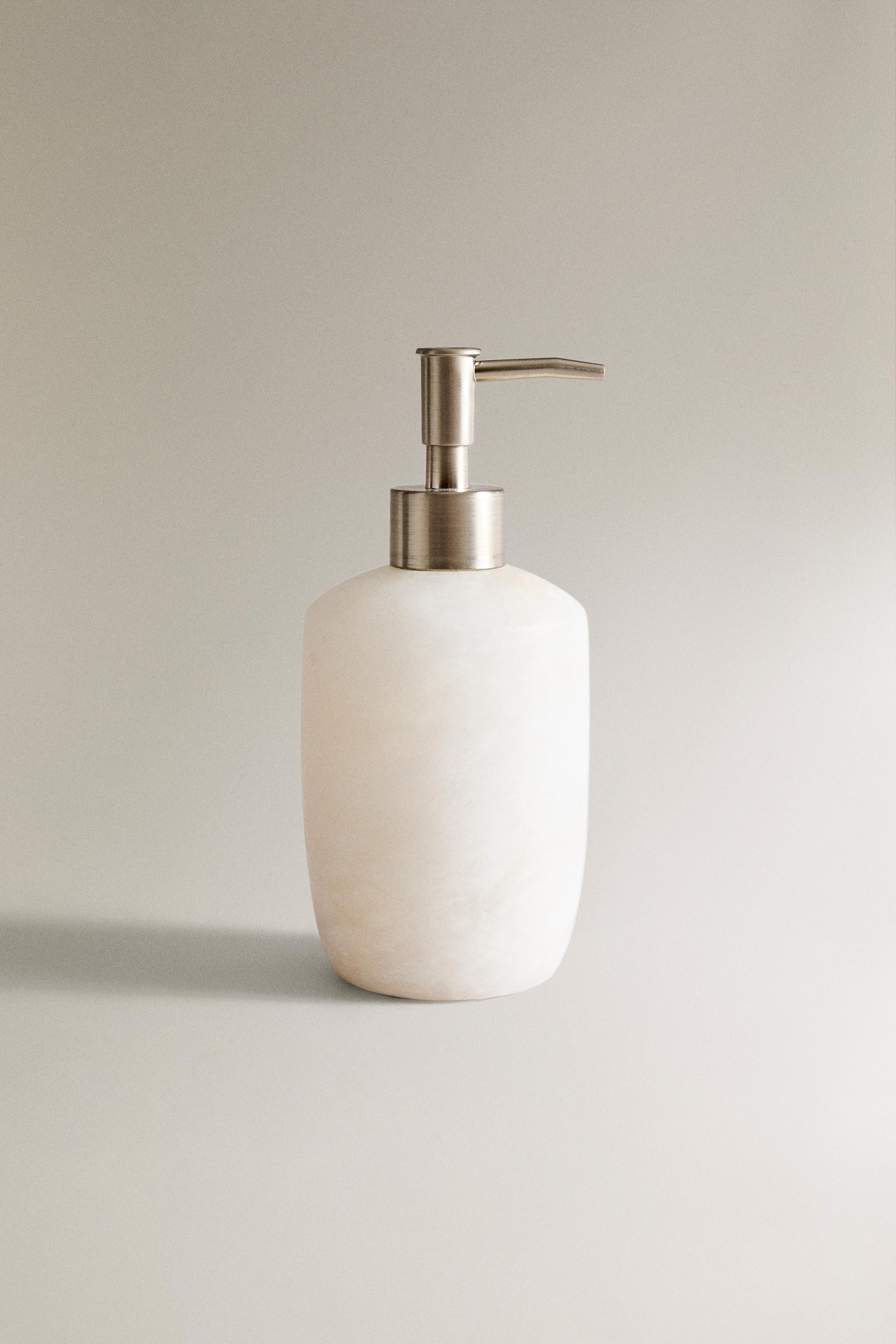 Zara ALABASTER SOAP DISPENSER INTERNATIONAL SHIPPING