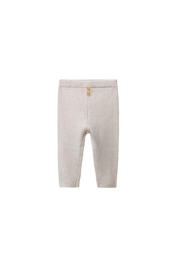 Legging Rib Botones
