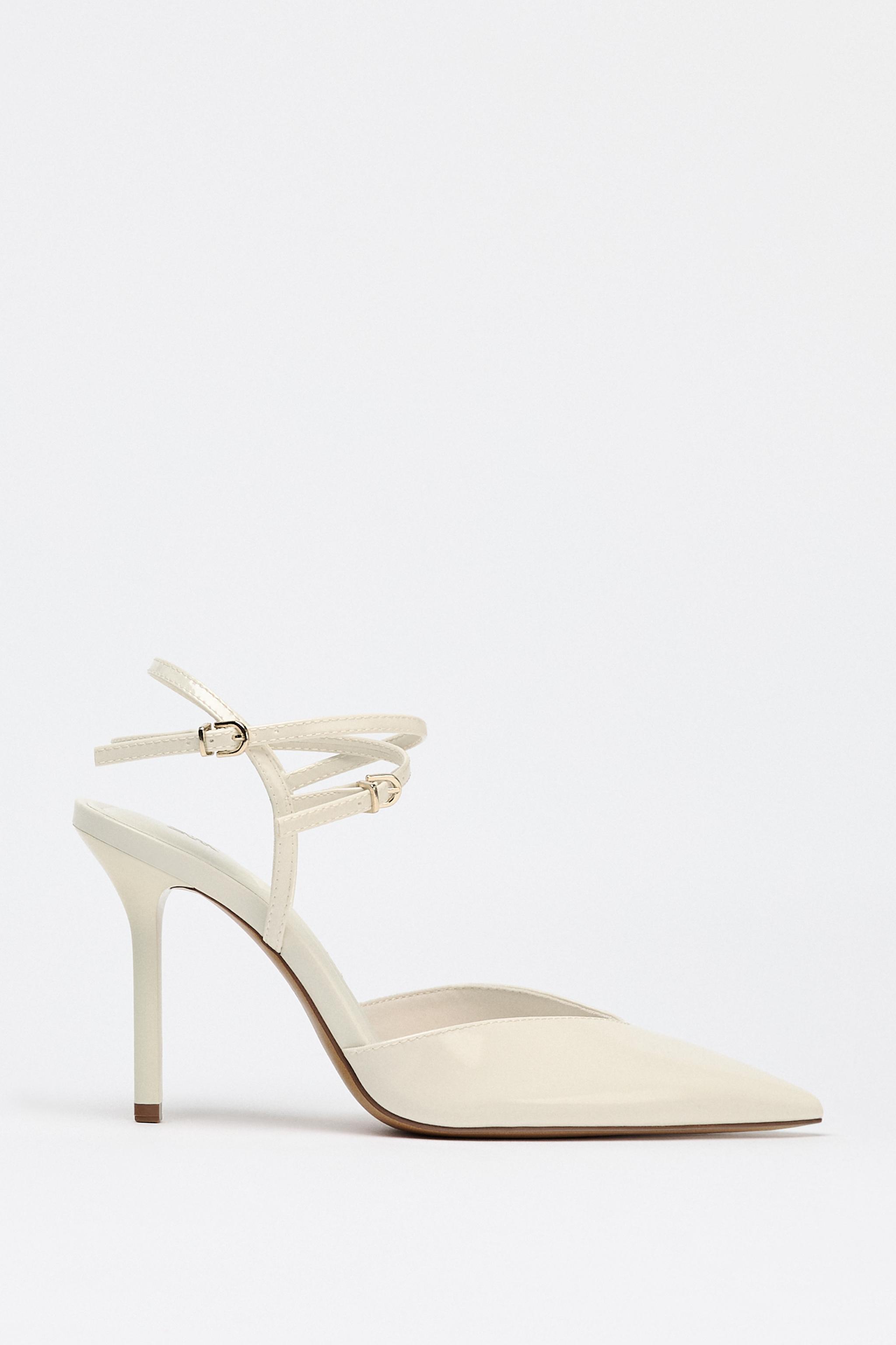 Zara STRAPPY SLINGBACK HEELS INTERNATIONAL SHIPPING