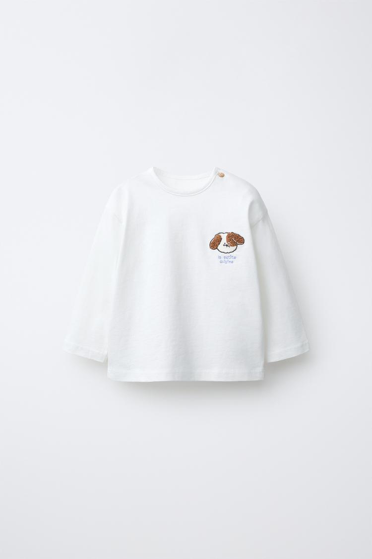 Camiseta Aplique Perrito