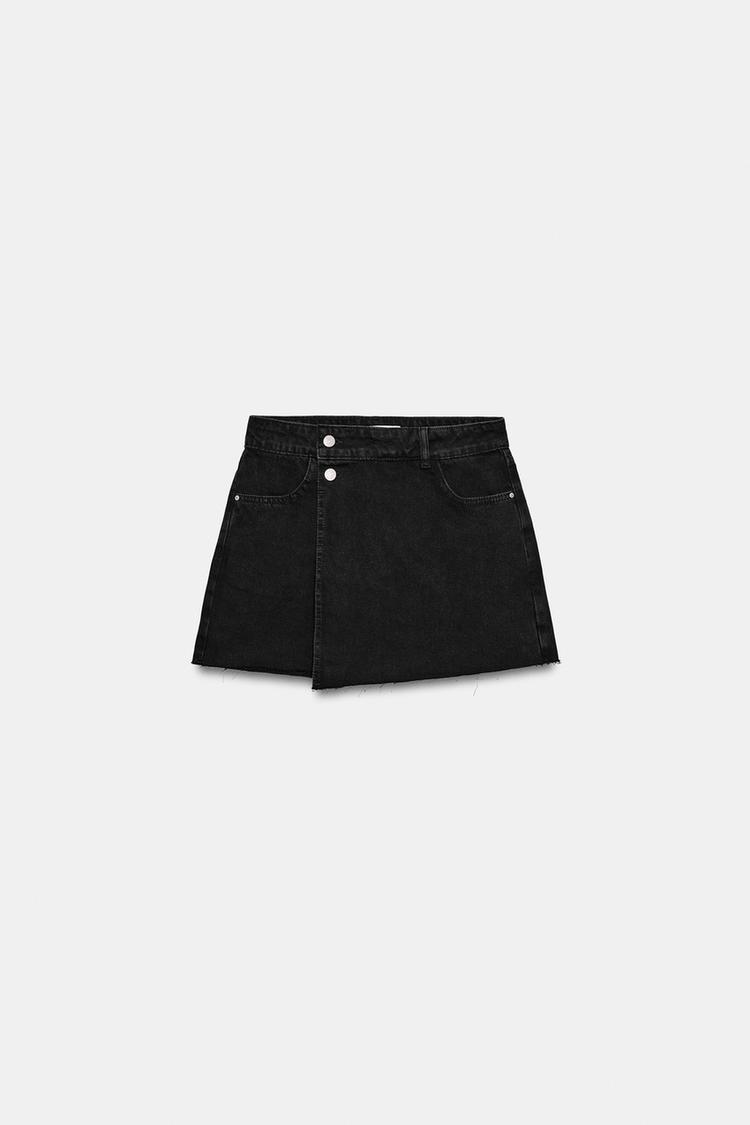 Falda Pantalón Cruzada Denim