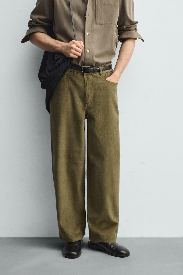 Pantalón Balloon Fit Pana