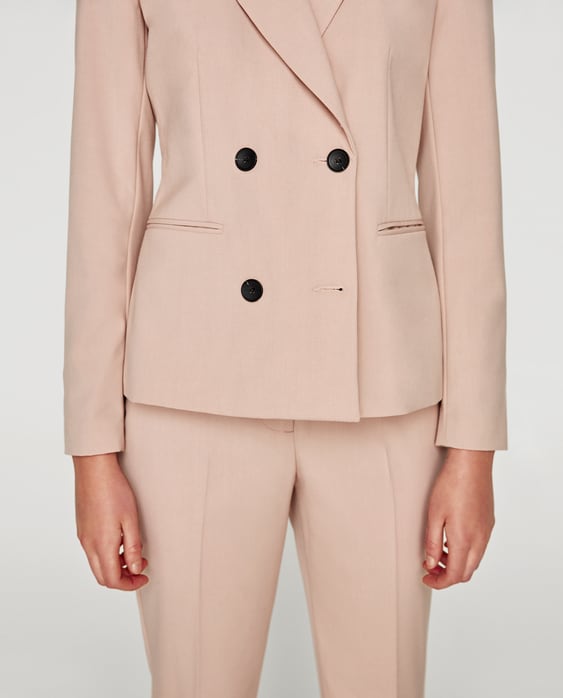 Image 5 of SHORT DOUBLE BREASTED BLAZER from Zara