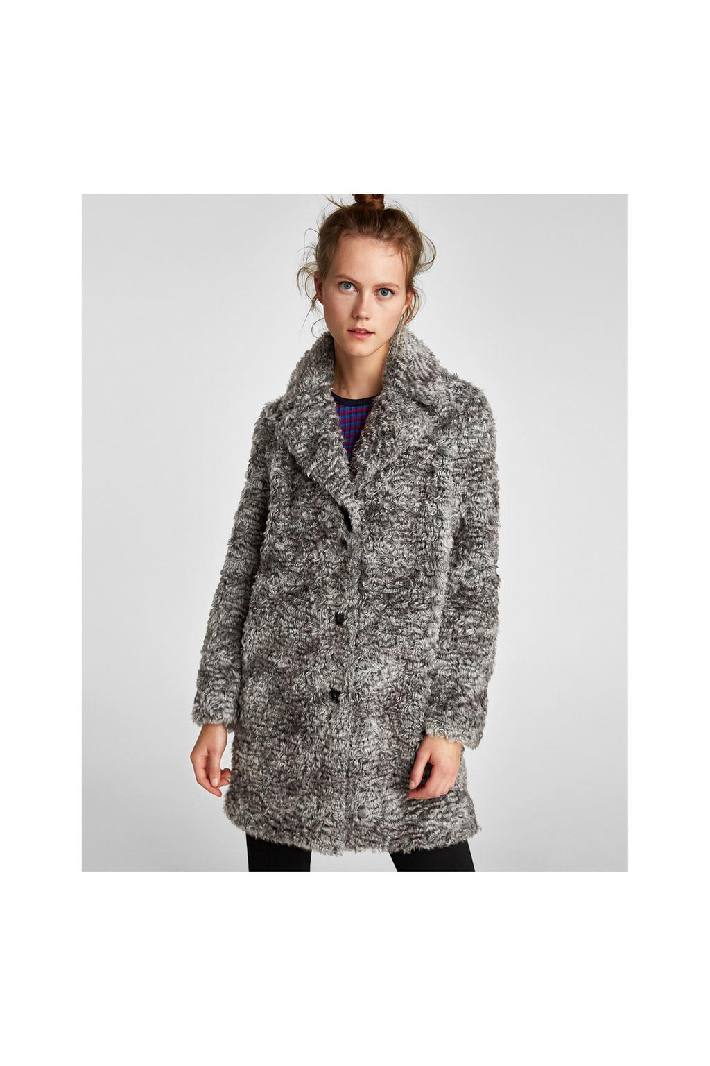Ted Baker Las Black Faux Fur Cropped Jacket Jackets Coats Parka Jacket For Men