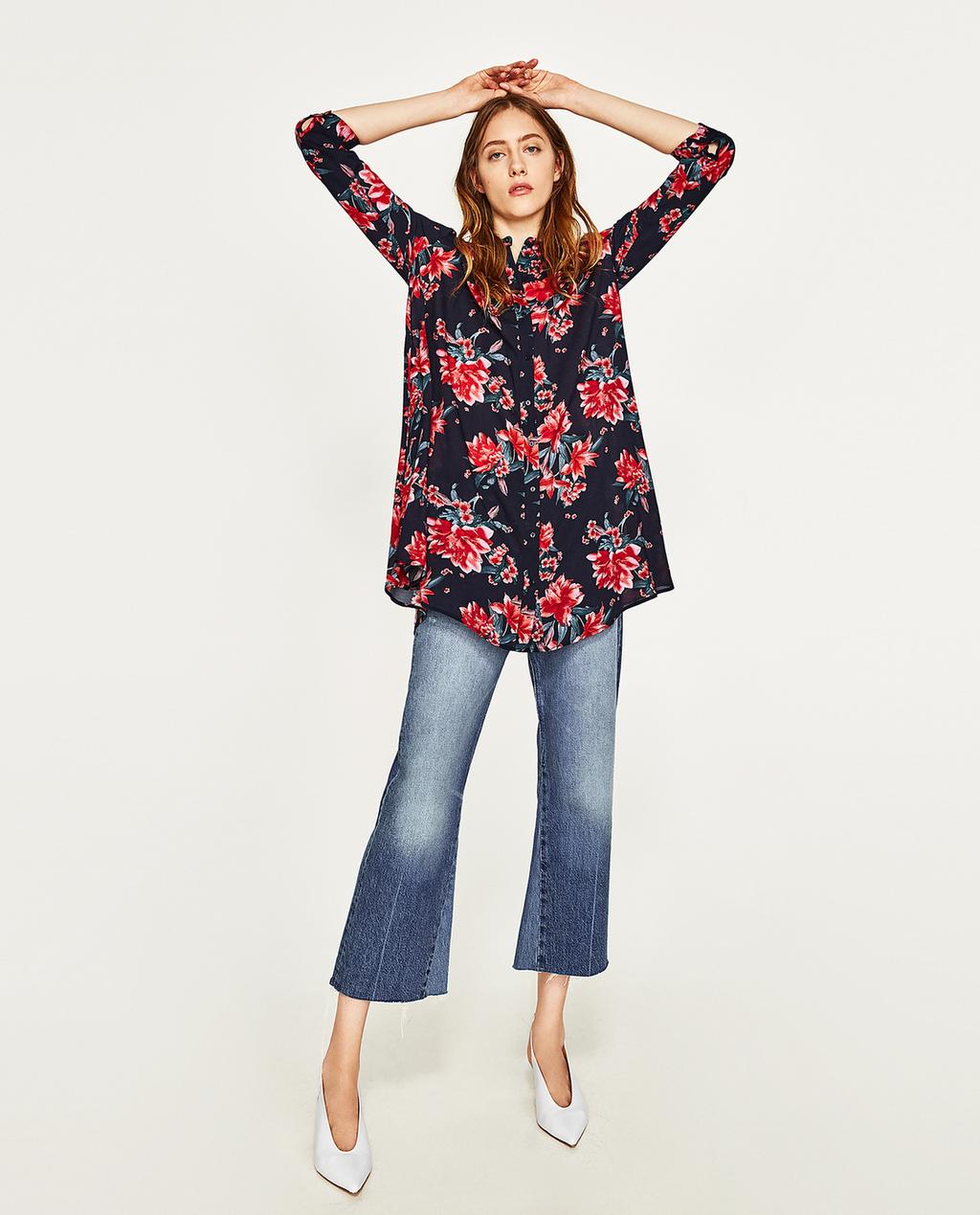 LONG FLORAL PRINT DRESS - DRESSES-WOMAN | ZARA Nicaragua LONG FLORAL PRINT DRESS - DRESSES-WOMAN | ZARA Nicaragua