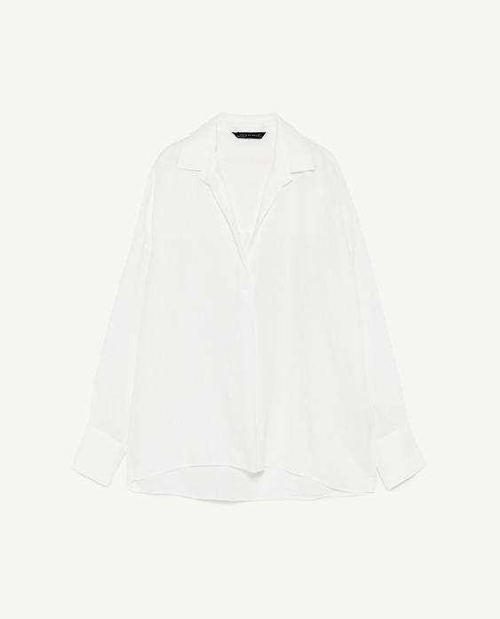 Imagem 8 de BLUSA DE LINHO da Zara