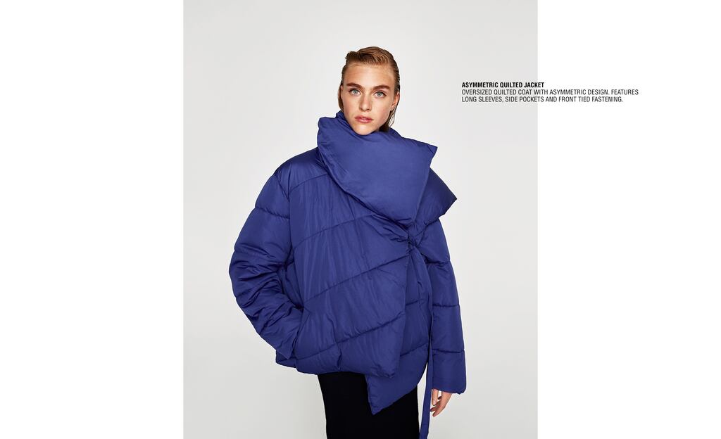 ASYMMETRIC QUILTED JACKET