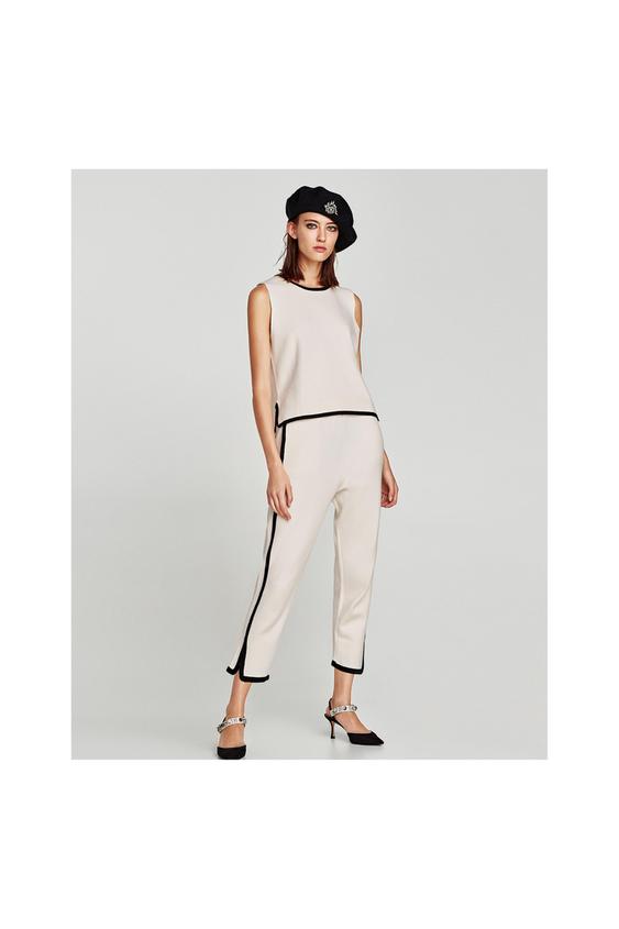Image 1 of JOGGING TROUSERS WITH SIDE STRIPES from Zara