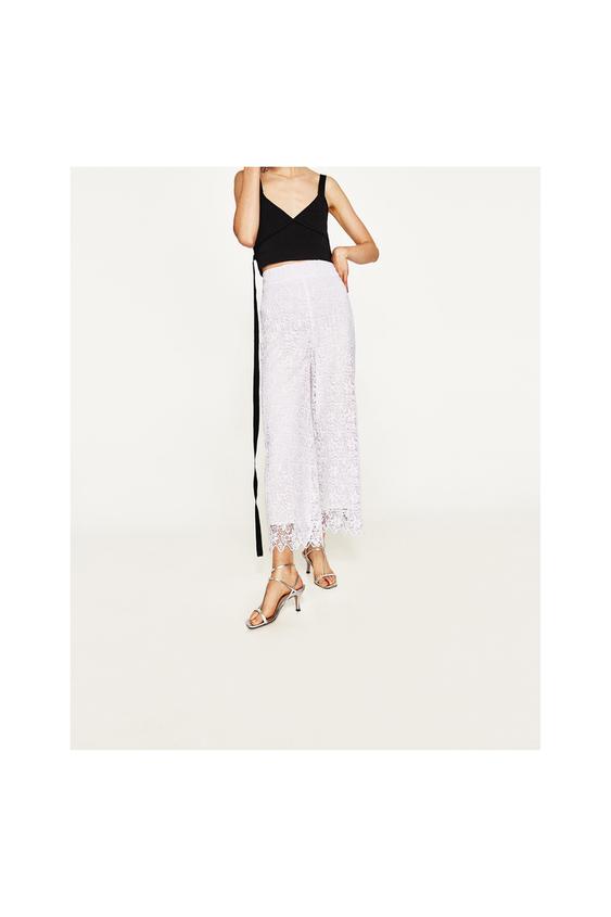 Image 3 of LACE CULOTTES from Zara