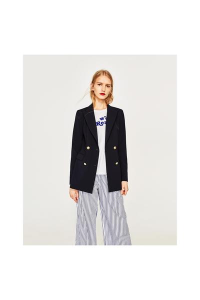 Image 2 of DOUBLE BREASTED JACKET from Zara