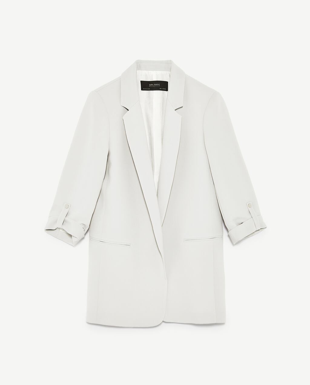 Image 8 of BLAZER WITH ROLLED-UP SLEEVES from Zara