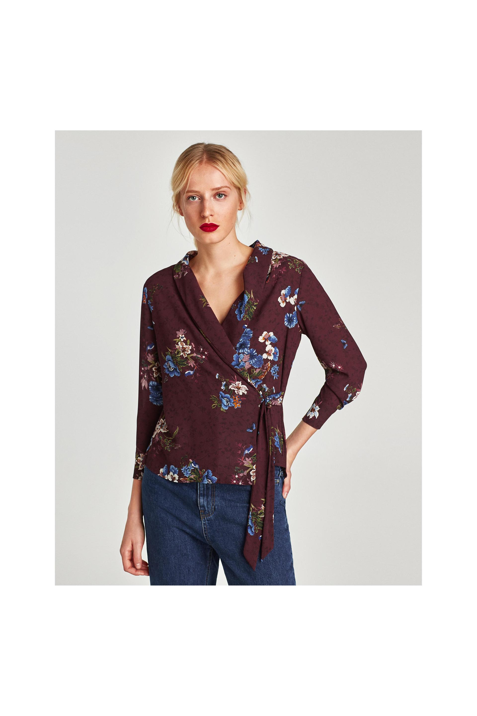 BLUSA CRUZADA FLORES