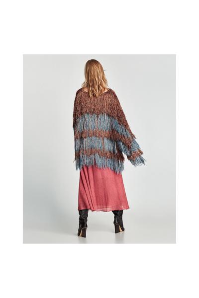 Image 5 of JACKET WITH SHIMMERY FRINGE from Zara