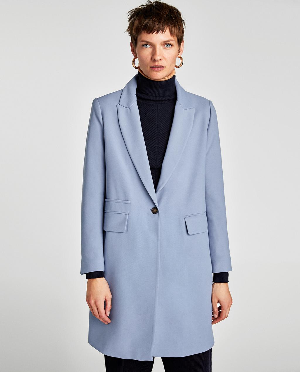 Zdjęcie 2 PŁASZCZ O MĘSKIM KROJU z Zara