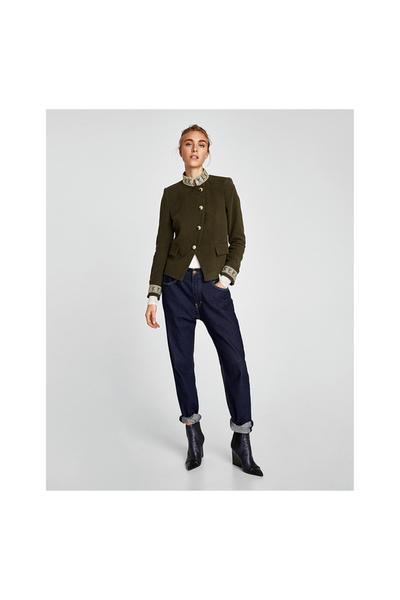 Image 1 of VELVET JACKET WITH PASSEMENTERIE from Zara
