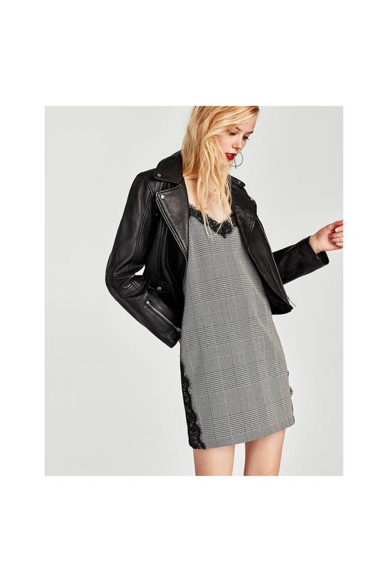 Image 3 de ROBE STYLE LINGERIE À CARREAUX de Zara