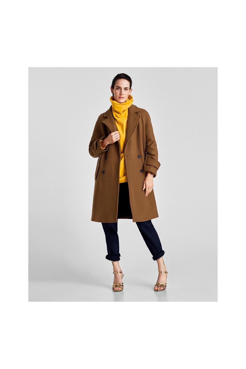 Zdjęcie 1 DŁUGI DWURZĘDOWY PŁASZCZ z Zara