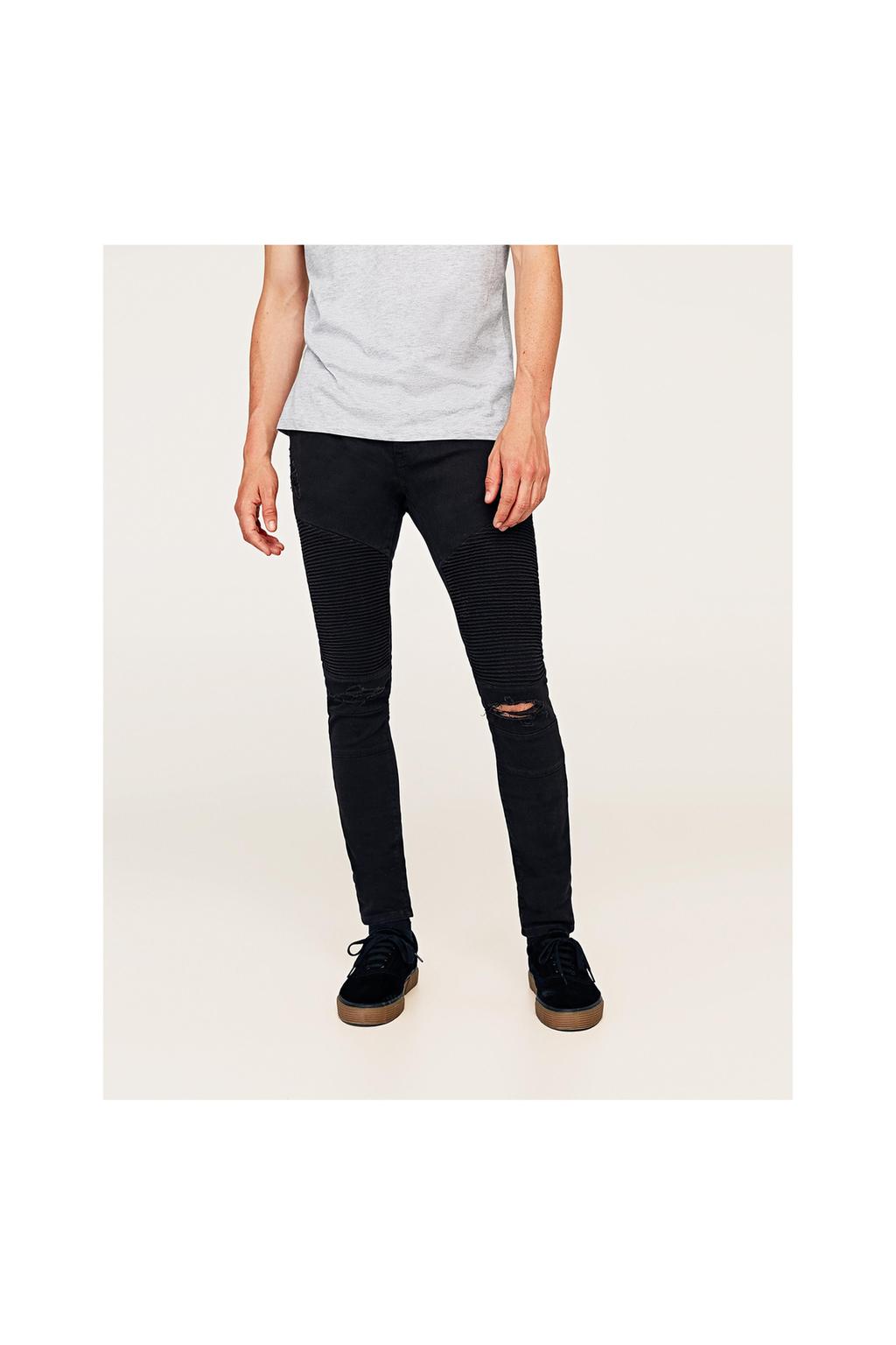 Zdjęcie 2 SPODNIE W STYLU MOTOCYKLOWYM z Zara