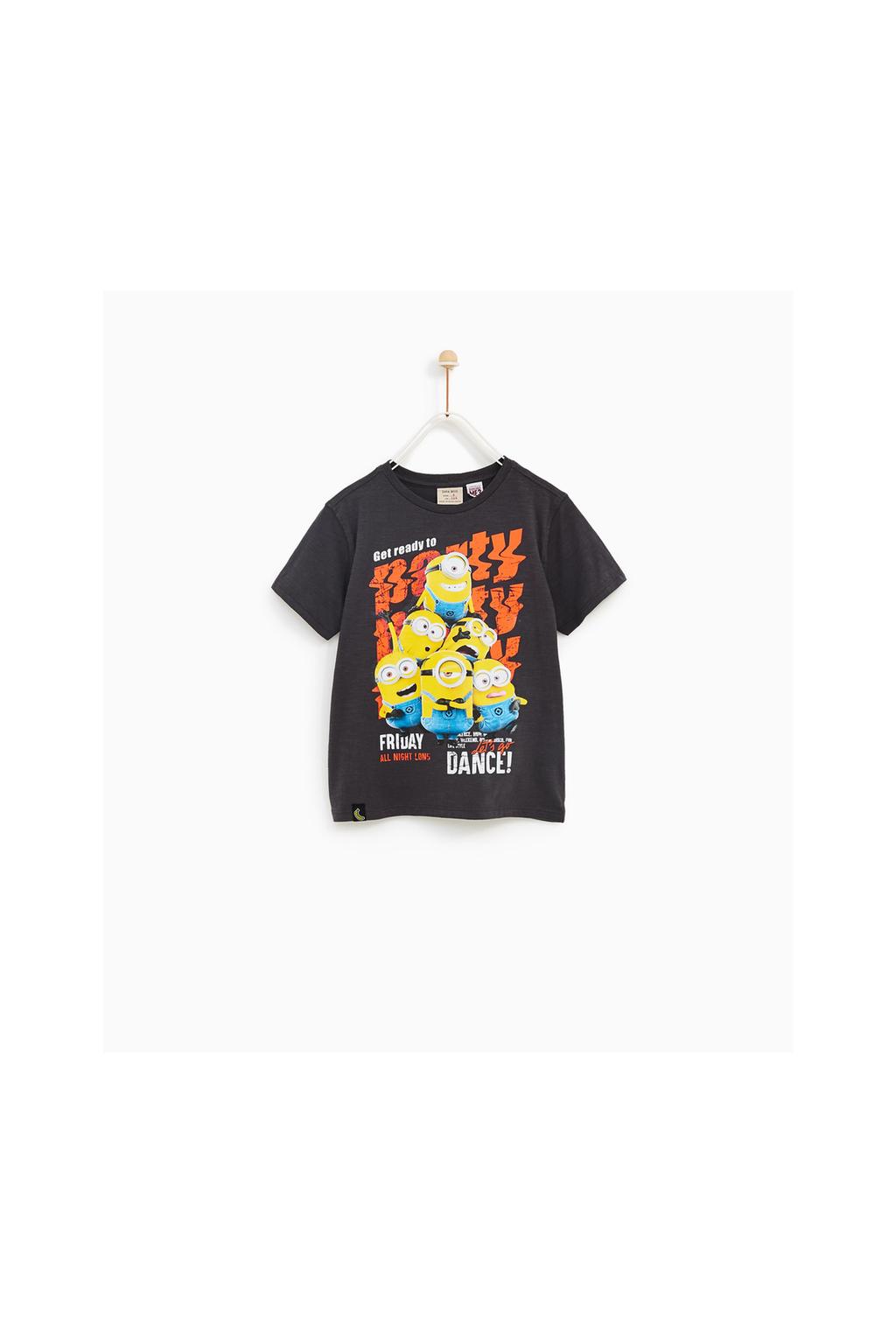 image 1 of party minions print t shirt from zara