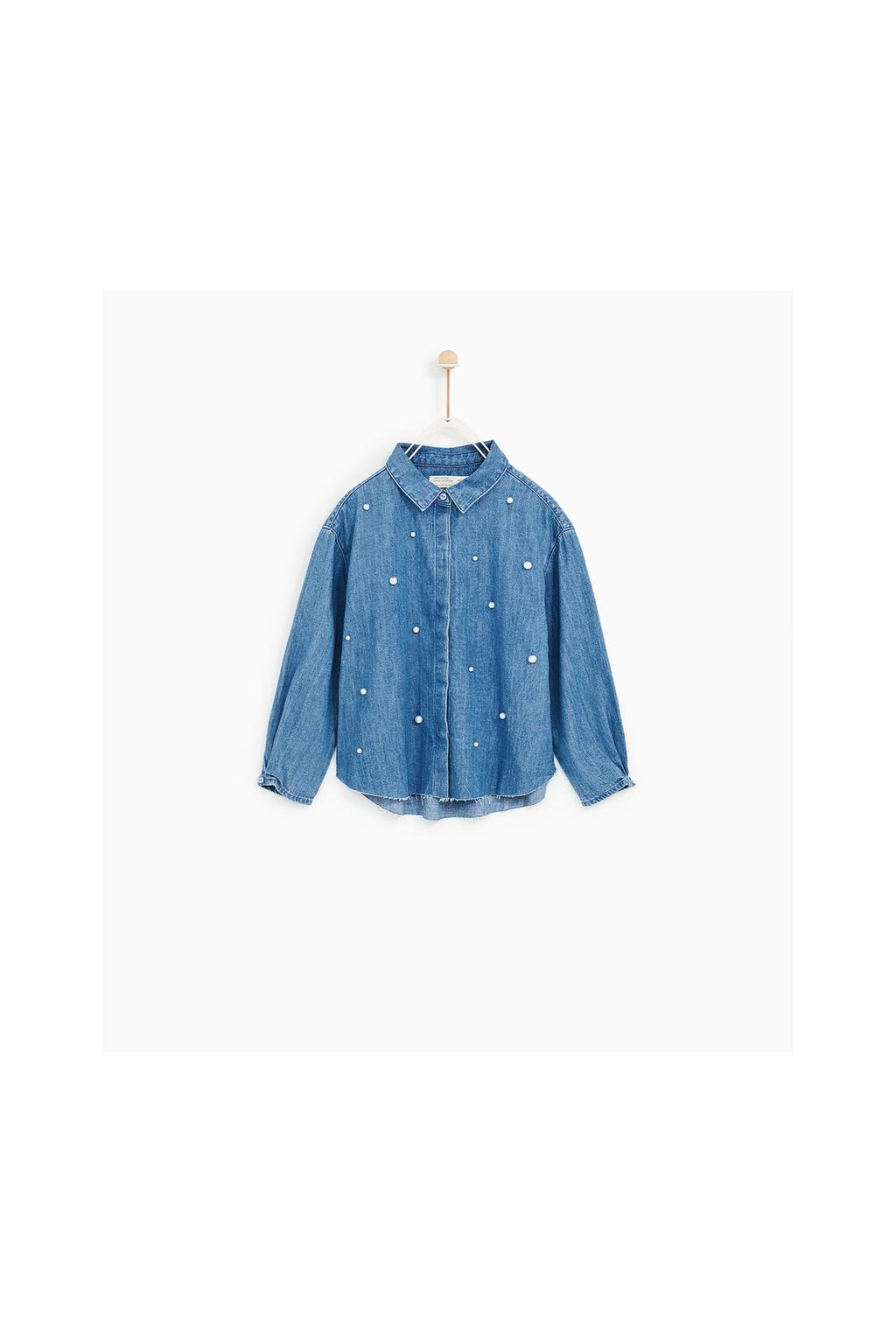 SHIRT WITH PEARL DETAIL - Woman-Join life collection-JOIN LIFE ... SHIRT WITH PEARL DETAIL - Woman-Join life collection-JOIN LIFE ...