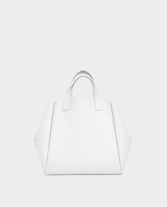 Image 2 of SOFT DOUBLE SIDED MINI TOTE BAG from Zara