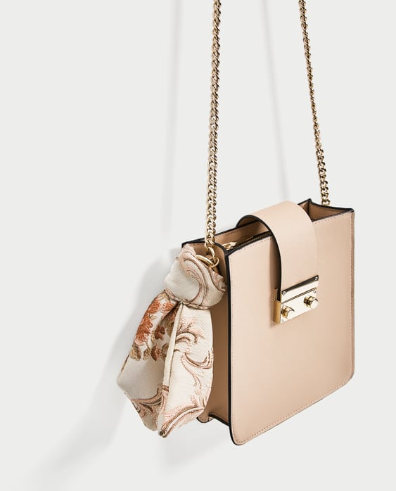 Image 1 of CROSSBODY BAG WITH SCARF from Zara