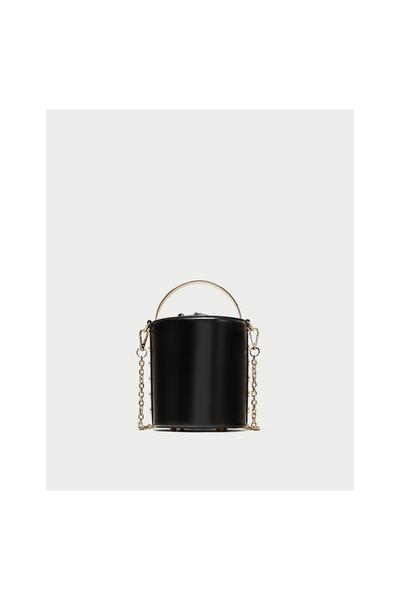 Image 1 of BUCKET BAG WITH METAL HANDLE from Zara