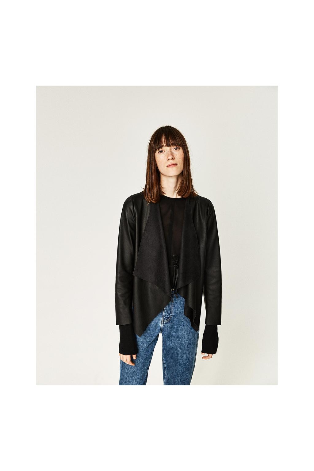 Faux Leather Jacket New In Zara United Kingdom Image 2 Of Faux Leather Jacket From Zara