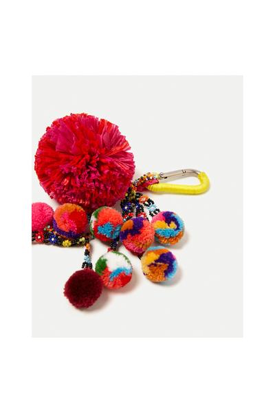 Image 2 of POMPOM KEY RING from Zara
