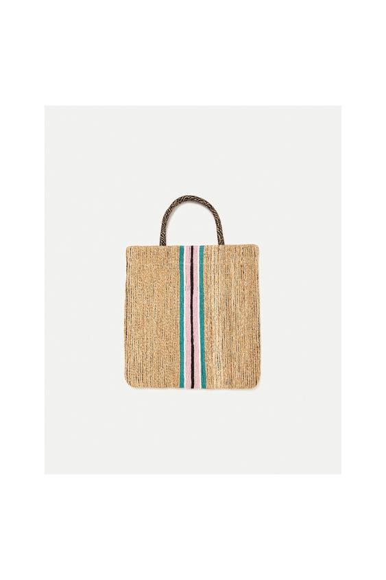 Imagen 1 de BOLSA FIBRA NATURAL de Zara