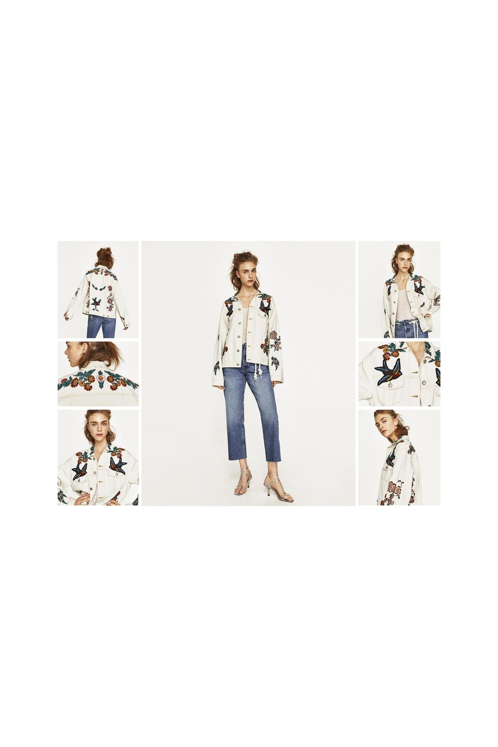 EMBROIDERED DENIM JACKET
