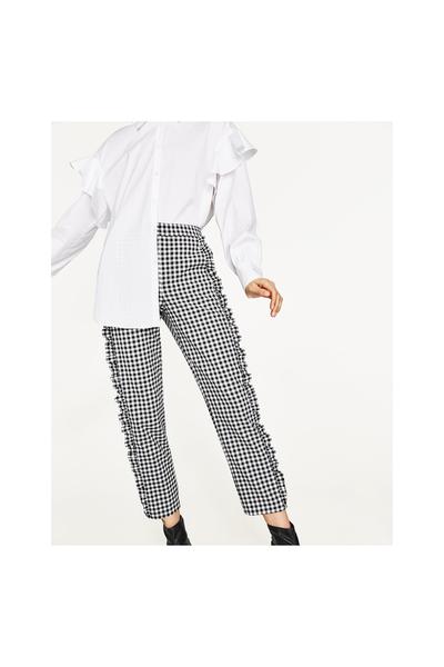 Imagen 2 de PANTALÓN CUADRO VICHY de Zara